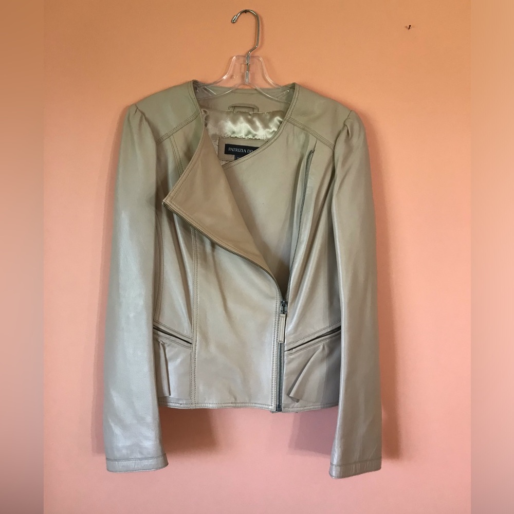 🪷NEW🪷 Italian Genuine Leather Jacket - Picture 5 of 15